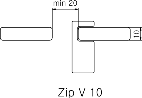 Wieszak ZIP V - 1 1