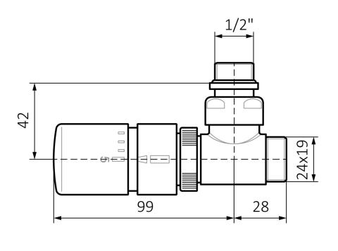 Zestaw termostatyczny kątowy - 13